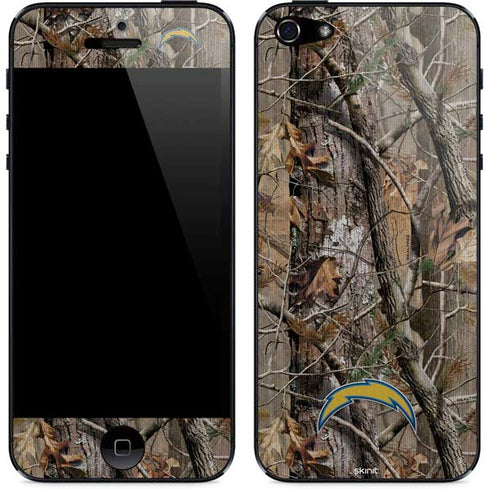 NFL Los Angeles Chargers Realtree AP Camo iPhone 5/5s/5SE Skin