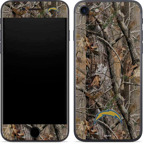 NFL Los Angeles Chargers Realtree AP Camo iPhone 7 Skin
