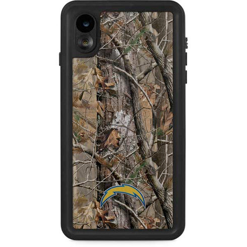 NFL Los Angeles Chargers Realtree AP Camo iPhone XR Waterproof Case