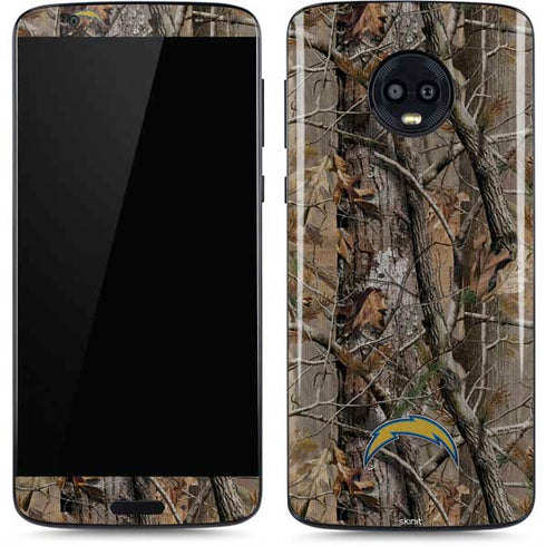NFL Los Angeles Chargers Realtree AP Camo Moto G6 Skin
