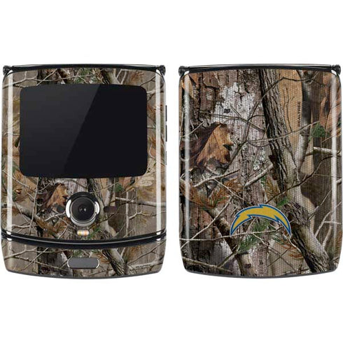 NFL Los Angeles Chargers Realtree AP Camo Motorola RAZR Skin