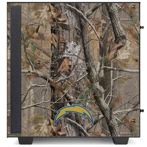 NFL Los Angeles Chargers Realtree AP Camo NZXT H510 Compact ATX Mid-Tower Case Skin