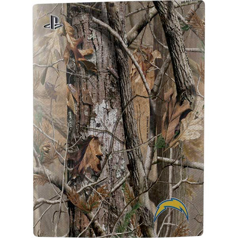NFL Los Angeles Chargers Realtree AP Camo PS5 Console Skin
