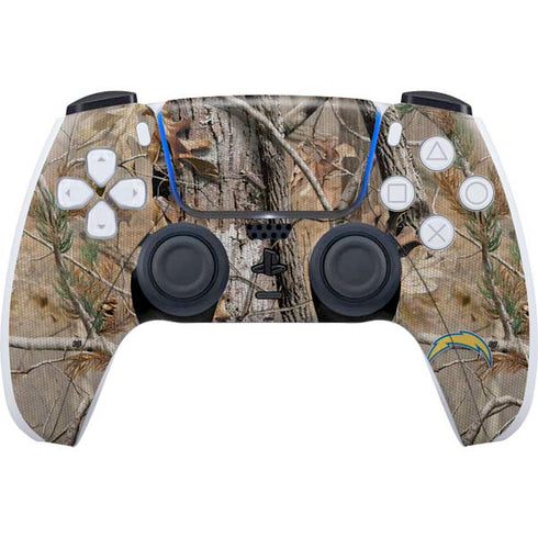 NFL Los Angeles Chargers Realtree AP Camo PS5 Controller Skin