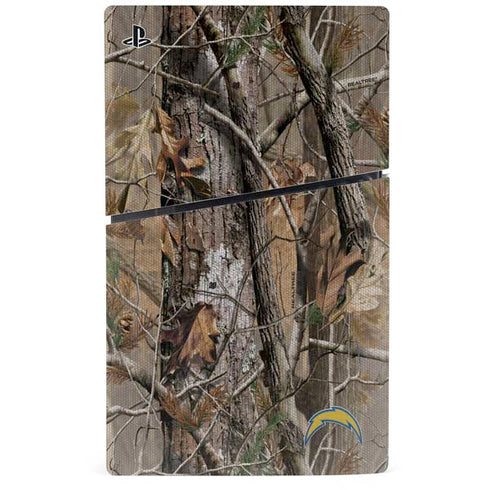 NFL Los Angeles Chargers Realtree AP Camo PS5 Slim Disk Bundle Skin
