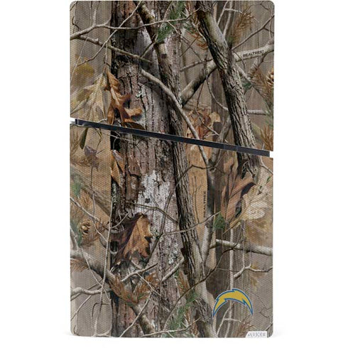 NFL Los Angeles Chargers Realtree AP Camo PS5 Slim Digital Edition Console Skin