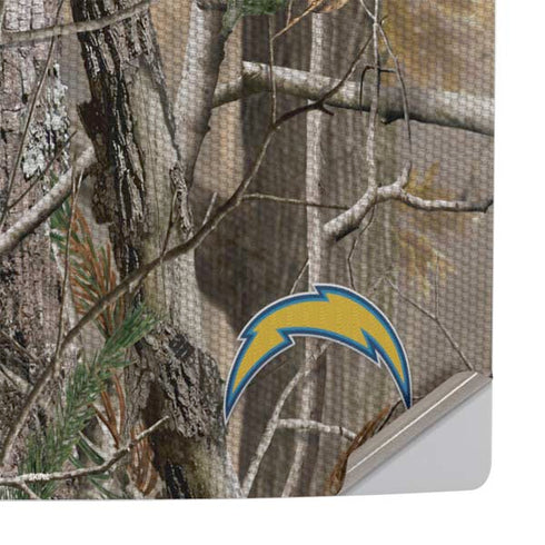 NFL Los Angeles Chargers Realtree AP Camo PS5 Slim Digital Edition Console Skin