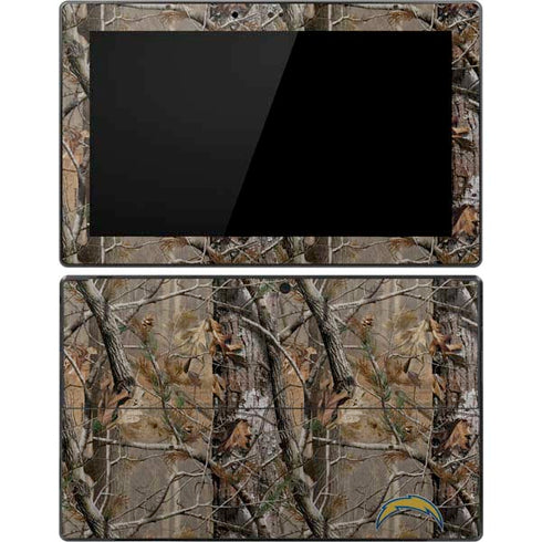 NFL Los Angeles Chargers Realtree AP Camo Surface Pro Tablet Skin