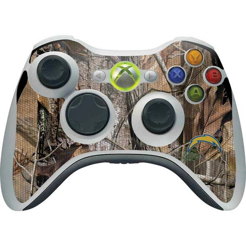 NFL Los Angeles Chargers Realtree AP Camo Xbox 360 Wireless Controller Skin