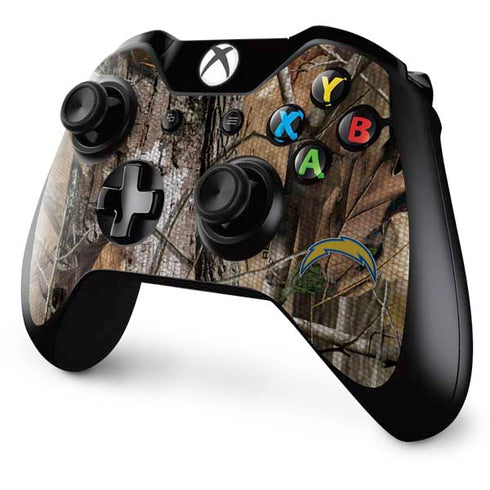 NFL Los Angeles Chargers Realtree AP Camo Xbox One Controller Skin