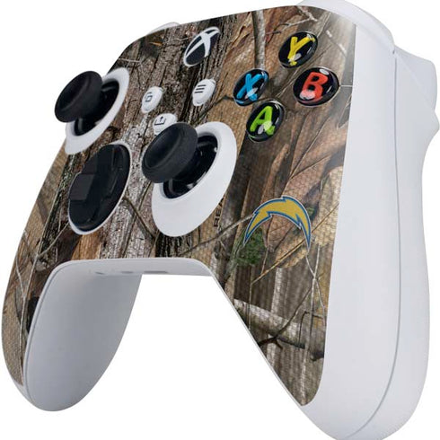 NFL Los Angeles Chargers Realtree AP Camo Xbox Series S Controller Skin