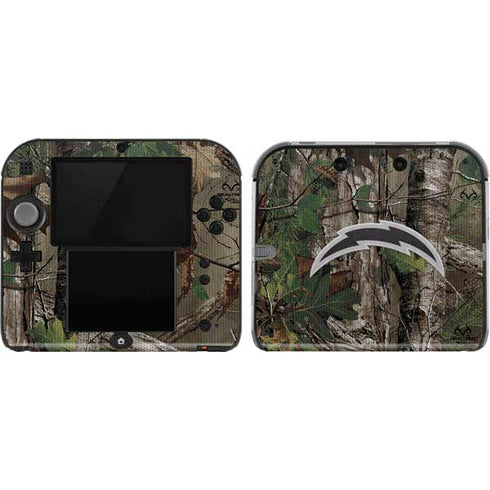 NFL Los Angeles Chargers Realtree Xtra Green Camo Nintendo 2DS Skin
