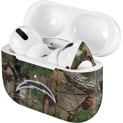 NFL Los Angeles Chargers Realtree Xtra Green Camo Apple AirPods Pro Skin