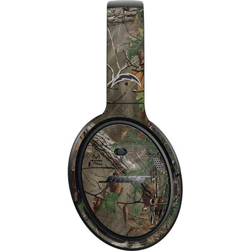 NFL Los Angeles Chargers Realtree Xtra Green Camo Bose QuietComfort 35 Headphones Skin
