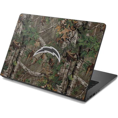 NFL Los Angeles Chargers Realtree Xtra Green Camo Dell Chromebook Skin