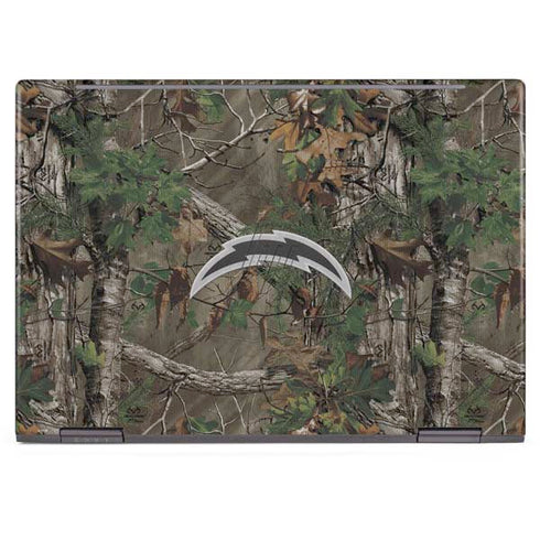 NFL Los Angeles Chargers Realtree Xtra Green Camo HP Envy Skin