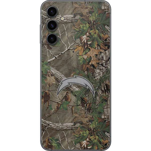 NFL Los Angeles Chargers Realtree Xtra Green Camo Galaxy A14 5G Skin