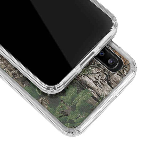 NFL Los Angeles Chargers Realtree Xtra Green Camo Galaxy A20 Clear Case