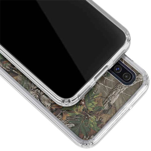 NFL Los Angeles Chargers Realtree Xtra Green Camo Galaxy A50 Clear Case