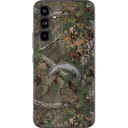 NFL Los Angeles Chargers Realtree Xtra Green Camo Galaxy A54 5G Skin