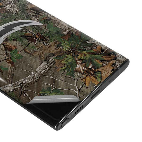 NFL Los Angeles Chargers Realtree Xtra Green Camo Galaxy Note 10 Plus Skin