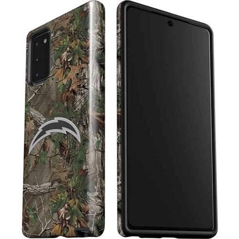 NFL Los Angeles Chargers Realtree Xtra Green Camo Galaxy Note20 5G Pro Case