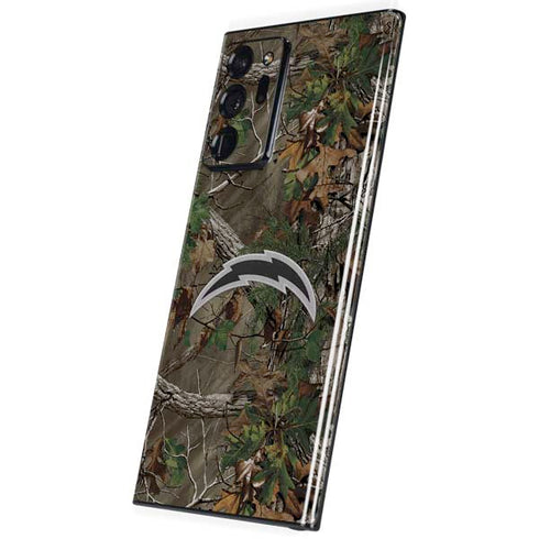 NFL Los Angeles Chargers Realtree Xtra Green Camo Galaxy Note20 Ultra 5G Skin