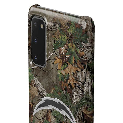 NFL Los Angeles Chargers Realtree Xtra Green Camo Galaxy S20 Lite Case