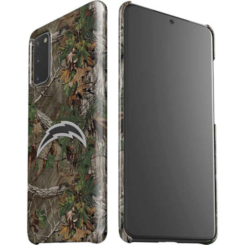 NFL Los Angeles Chargers Realtree Xtra Green Camo Galaxy S20 Lite Case