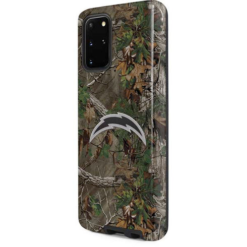 NFL Los Angeles Chargers Realtree Xtra Green Camo Galaxy S20 Plus Pro Case