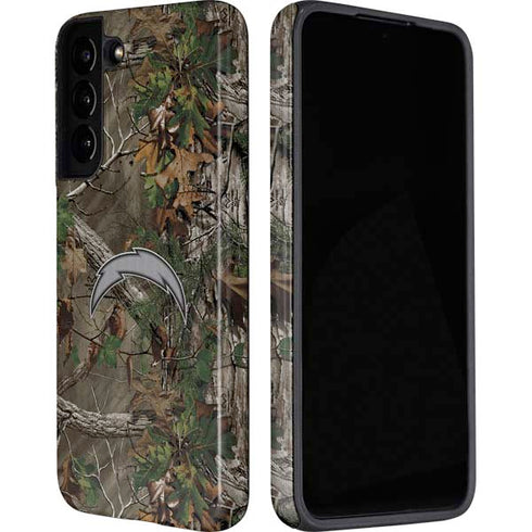 NFL Los Angeles Chargers Realtree Xtra Green Camo Galaxy S22 Plus Pro Case