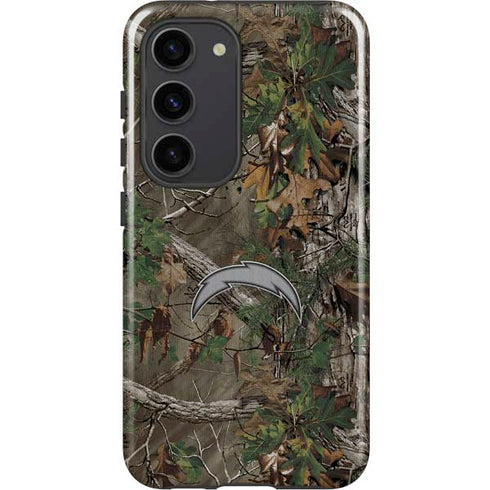 NFL Los Angeles Chargers Realtree Xtra Green Camo Galaxy S23 Pro Case