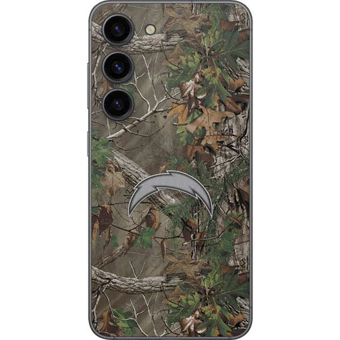 NFL Los Angeles Chargers Realtree Xtra Green Camo Galaxy S23 Skin