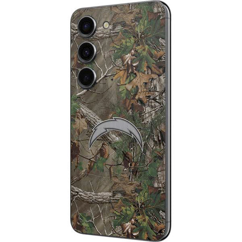 NFL Los Angeles Chargers Realtree Xtra Green Camo Galaxy S23 Skin