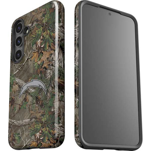 NFL Los Angeles Chargers Realtree Xtra Green Camo Galaxy S24 Plus Impact Case