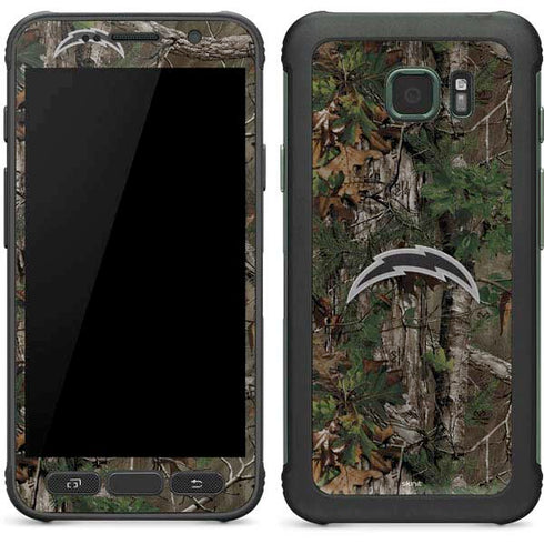NFL Los Angeles Chargers Realtree Xtra Green Camo Galaxy S7 Active Skin