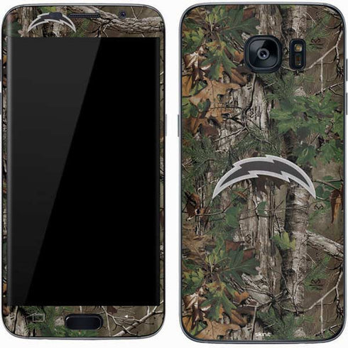 NFL Los Angeles Chargers Realtree Xtra Green Camo Galaxy S7 Skin