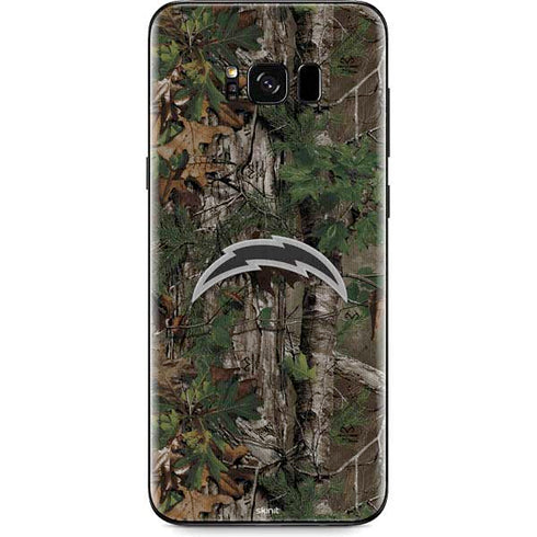 NFL Los Angeles Chargers Realtree Xtra Green Camo Galaxy S8 Skin