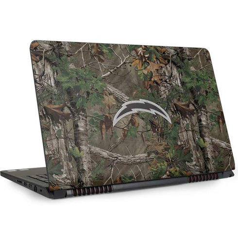 NFL Los Angeles Chargers Realtree Xtra Green Camo Dell Inspiron Skin