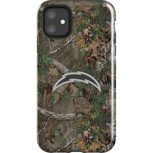 NFL Los Angeles Chargers Realtree Xtra Green Camo iPhone 11 Impact Case