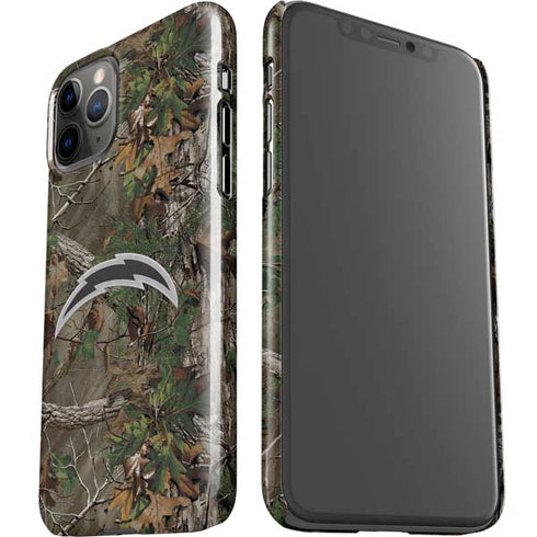NFL Los Angeles Chargers Realtree Xtra Green Camo iPhone 11 Pro Lite Case