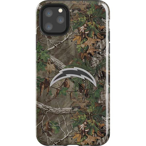 NFL Los Angeles Chargers Realtree Xtra Green Camo iPhone 11 Pro Max Impact Case