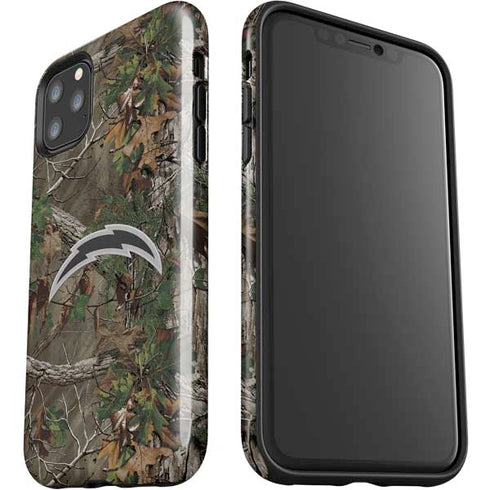 NFL Los Angeles Chargers Realtree Xtra Green Camo iPhone 11 Pro Max Impact Case