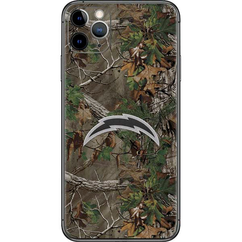NFL Los Angeles Chargers Realtree Xtra Green Camo iPhone 11 Pro Max Skin
