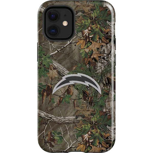NFL Los Angeles Chargers Realtree Xtra Green Camo iPhone 12 Mini Impact Case