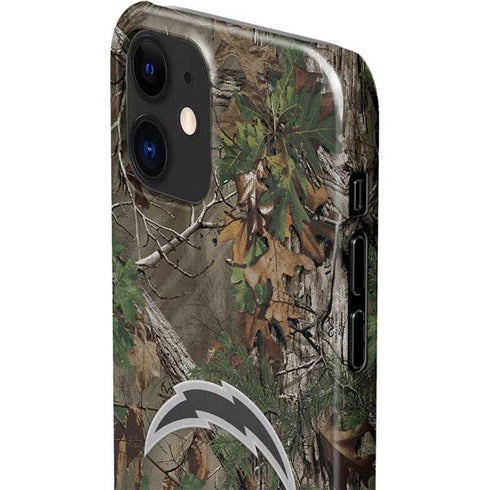 NFL Los Angeles Chargers Realtree Xtra Green Camo iPhone 12 Mini Lite Case