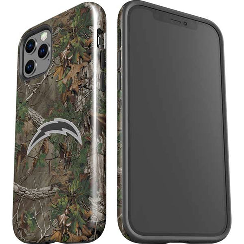 NFL Los Angeles Chargers Realtree Xtra Green Camo iPhone 12 Pro Impact Case