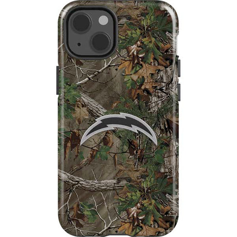 NFL Los Angeles Chargers Realtree Xtra Green Camo iPhone 13 Impact Case
