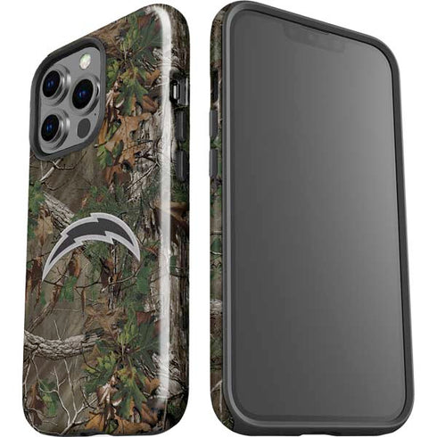 NFL Los Angeles Chargers Realtree Xtra Green Camo iPhone 13 Pro Impact Case