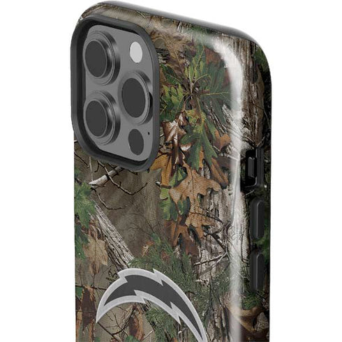 NFL Los Angeles Chargers Realtree Xtra Green Camo iPhone 13 Pro Max Impact Case
